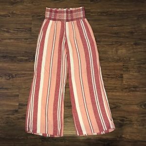 Beachy striped pants
